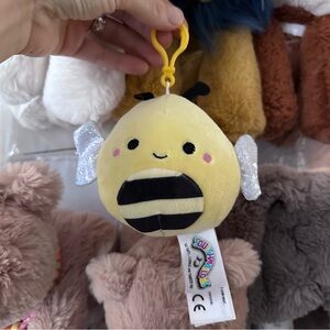 Squishmallow Bee Clip Keychain Bug Sunny